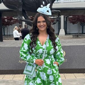 Kate Spade NY x Target Green and Blue Beaded Crossbody Bag